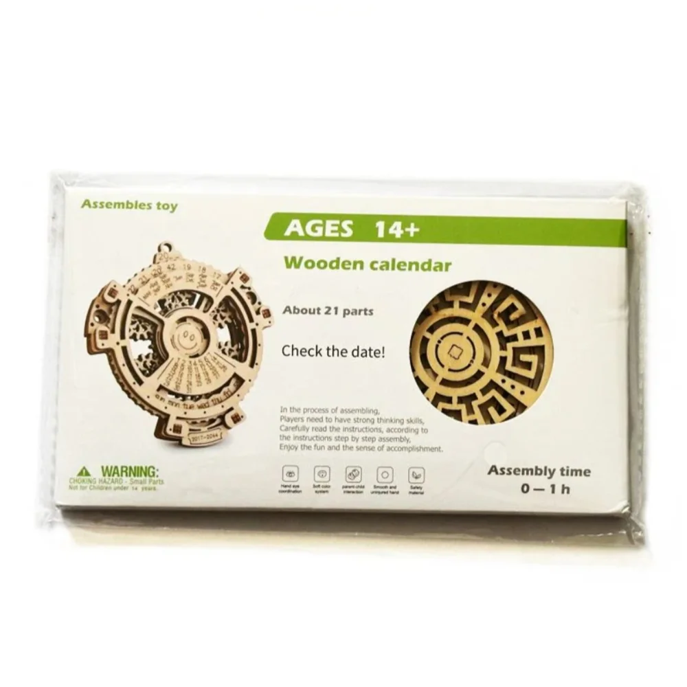 Wooden Perpetual Calendar‎ Wall Decor